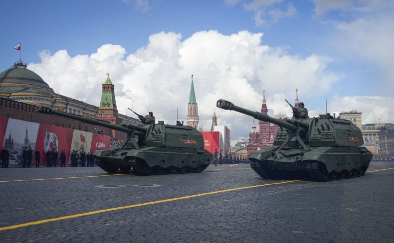 Tanks on Victory Day