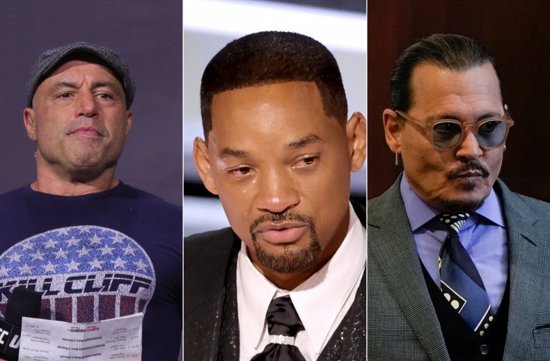 Joe ROgan Will SMith Johnny Depp
