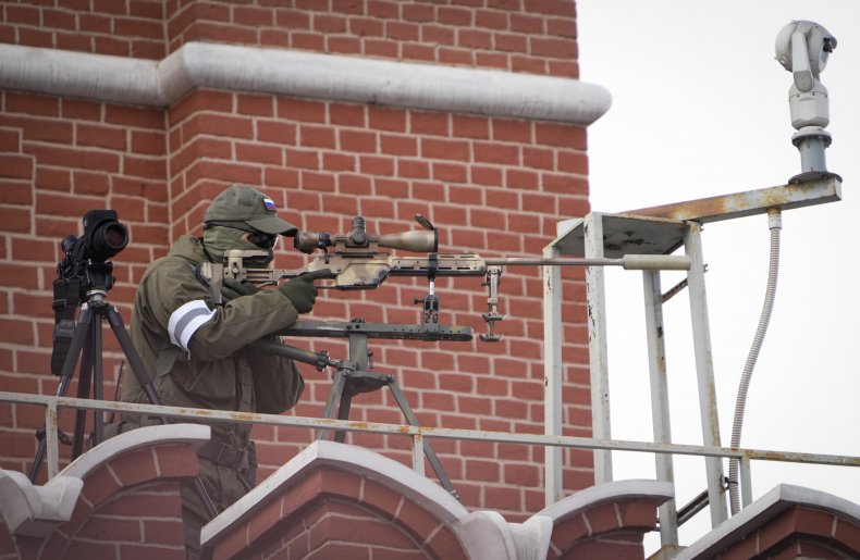 Sniper on Victory Day