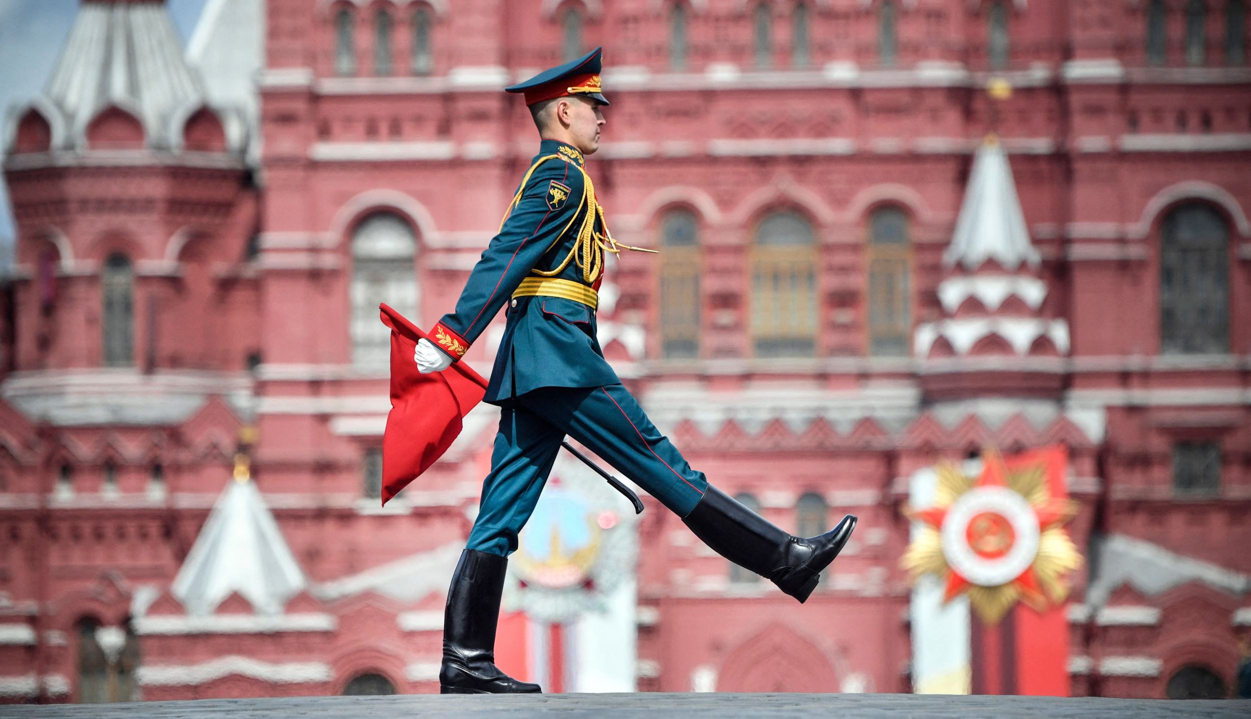 Russian Ambassador Hit With Red Paint At Poland Victory Day Event