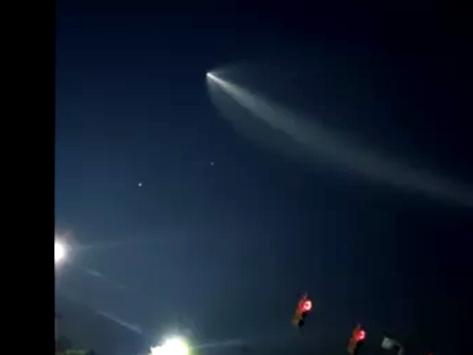 Watch SpaceX Rocket Create 'Space Jellyfish' Fireball Above South ...