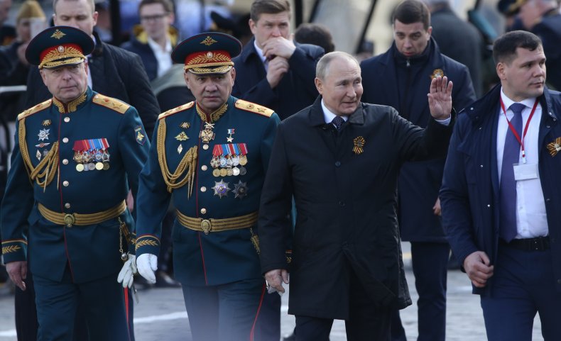 Putin Victory Day Lenta Protests