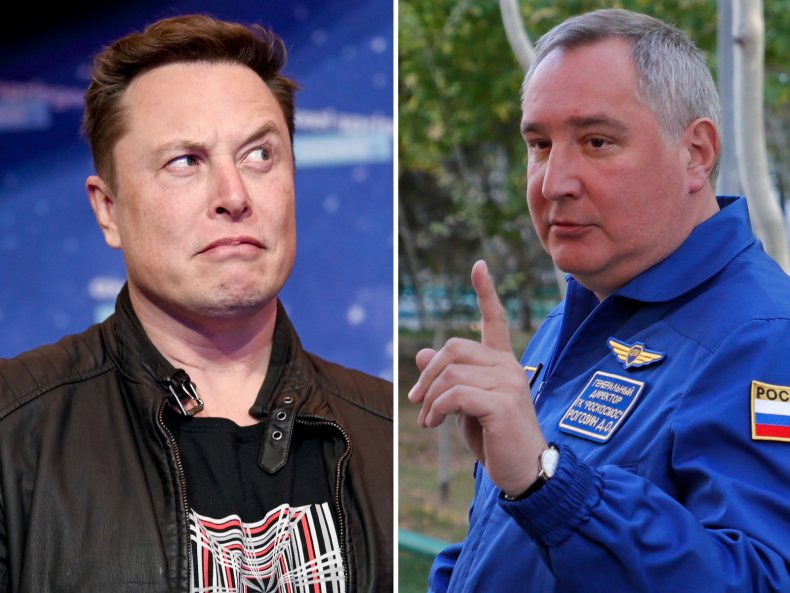 Elon Musk Twitter Row With Dmitry Rogozin