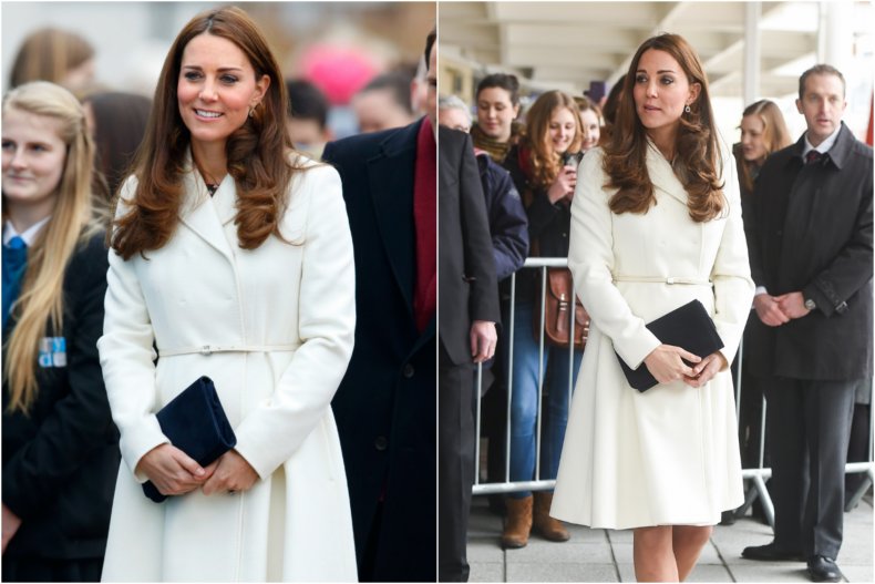 Kate Middleton Portsmouth Max Mara 2015