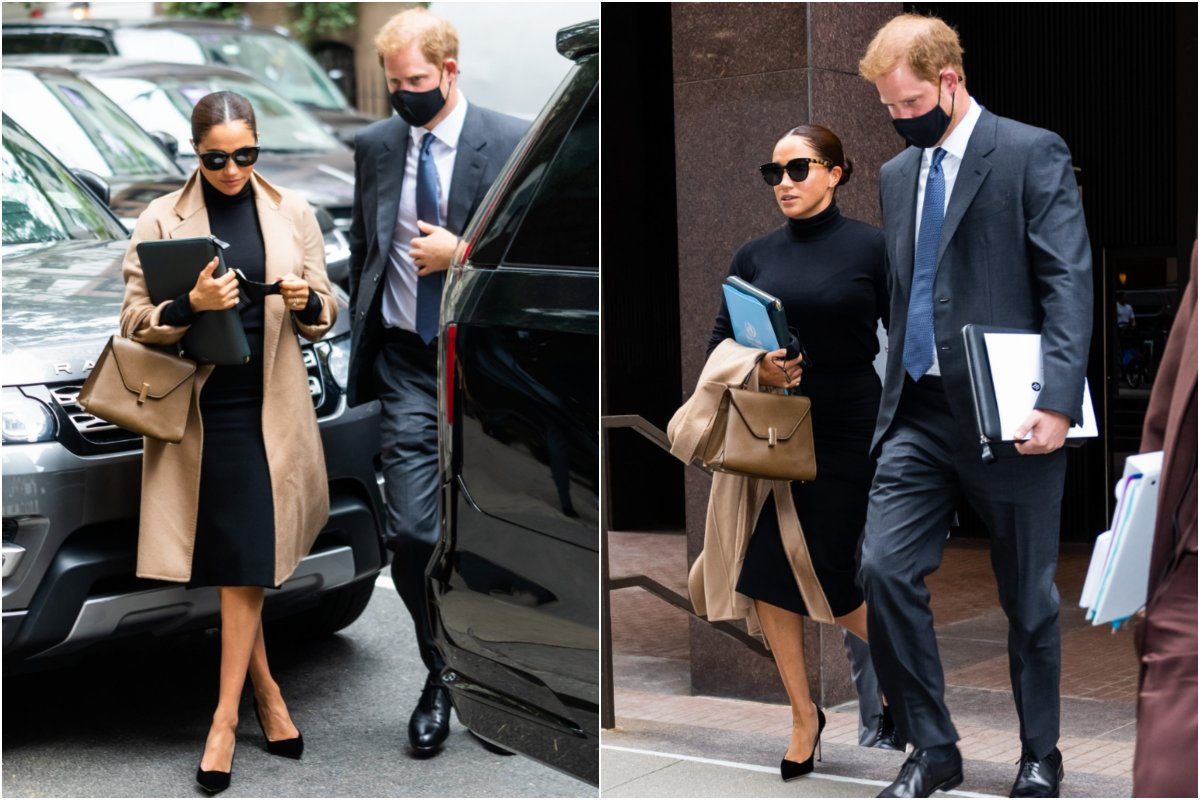 Meghan Markle Steps Out in Max Mara Coat and Hermes Scarf in Montecito -  Dress Like A Duchess