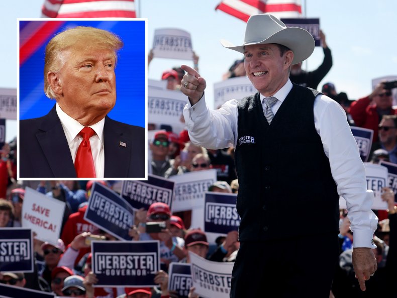 Charles Herbster Speaks During a Rally
