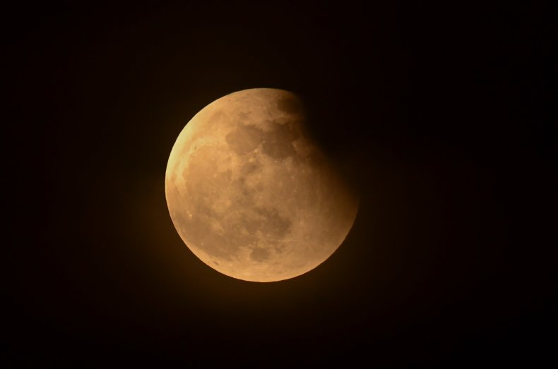 Un eclipse total de luna