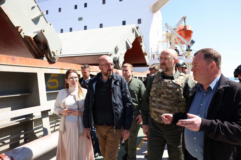 Charles Michel in Odessa