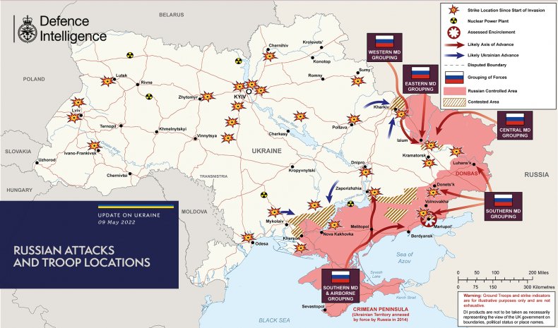UK Ministry of Defence map