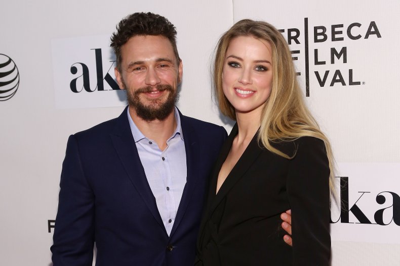 James Franco and Amber Heard