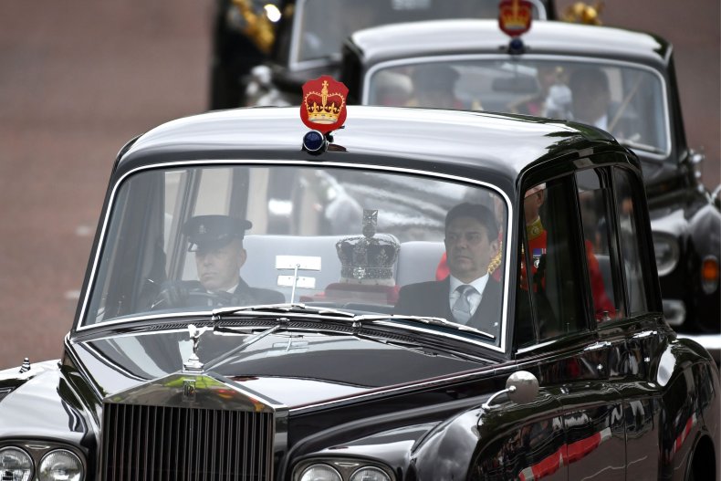 Queen's Imperial Crown in Car