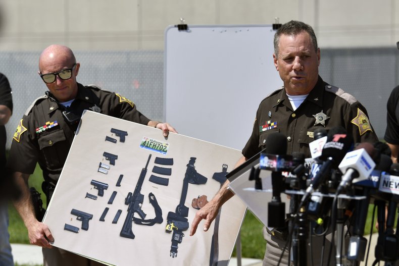 Guns in White's Vehicle