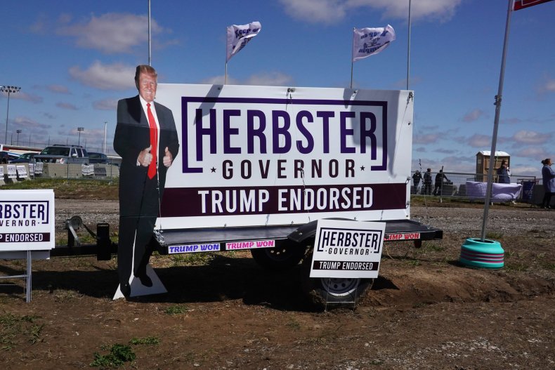 Donald Trump and Charles Herbster