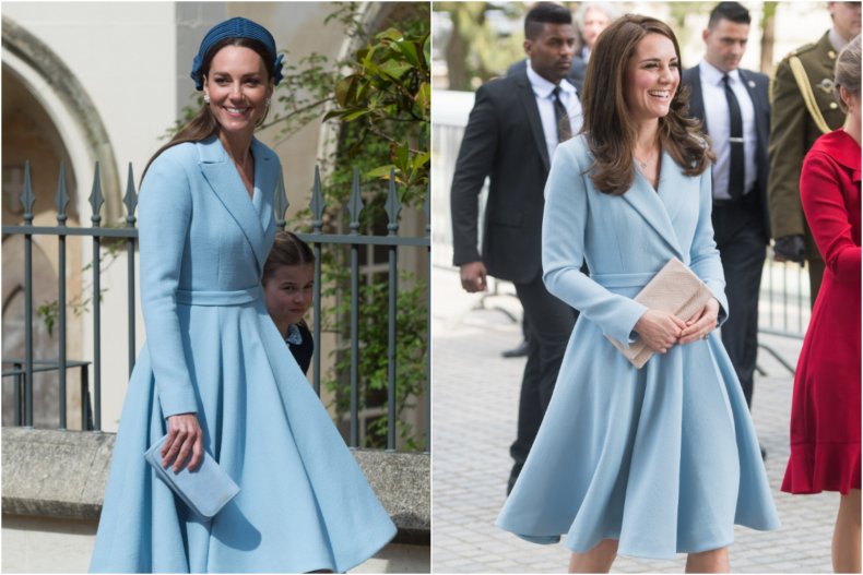 Kate Middleton Blue Emilia Wickstead 2017/2022