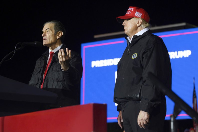 Dr. Oz and Donald Trump