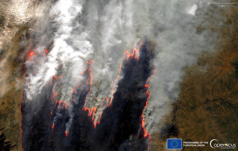 Copernicus russia wildfires