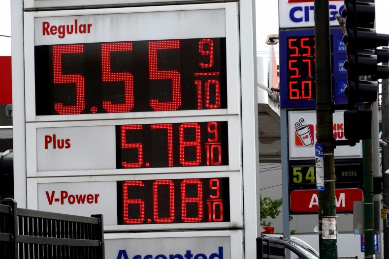 Gas prices May 2022