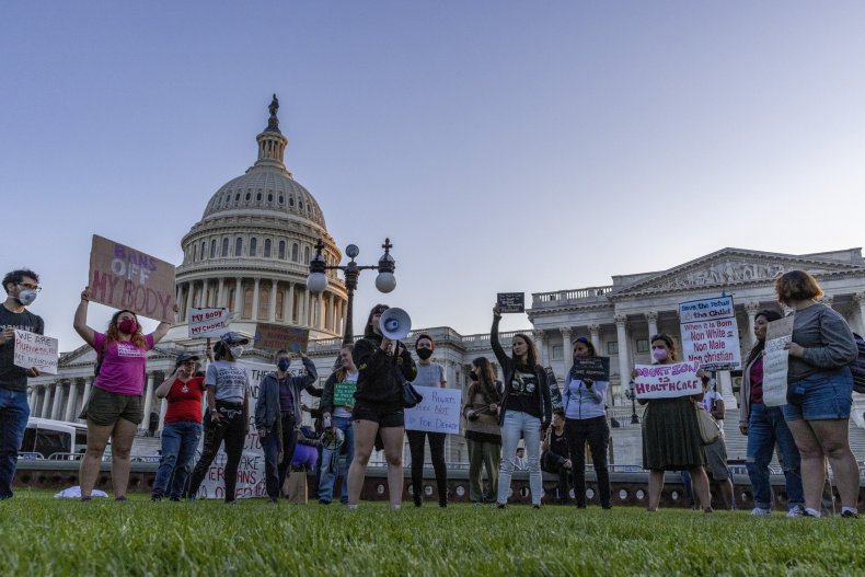 Abortion Rights Protesters at Senate
