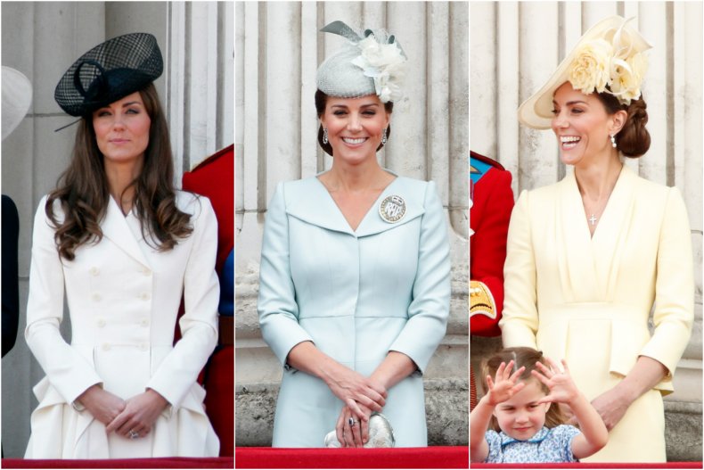 Kate Middleton Buckingham Palace Balcony Fashions