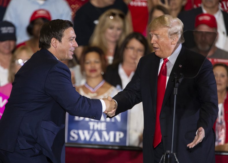 Ron DeSantis fundraising trump