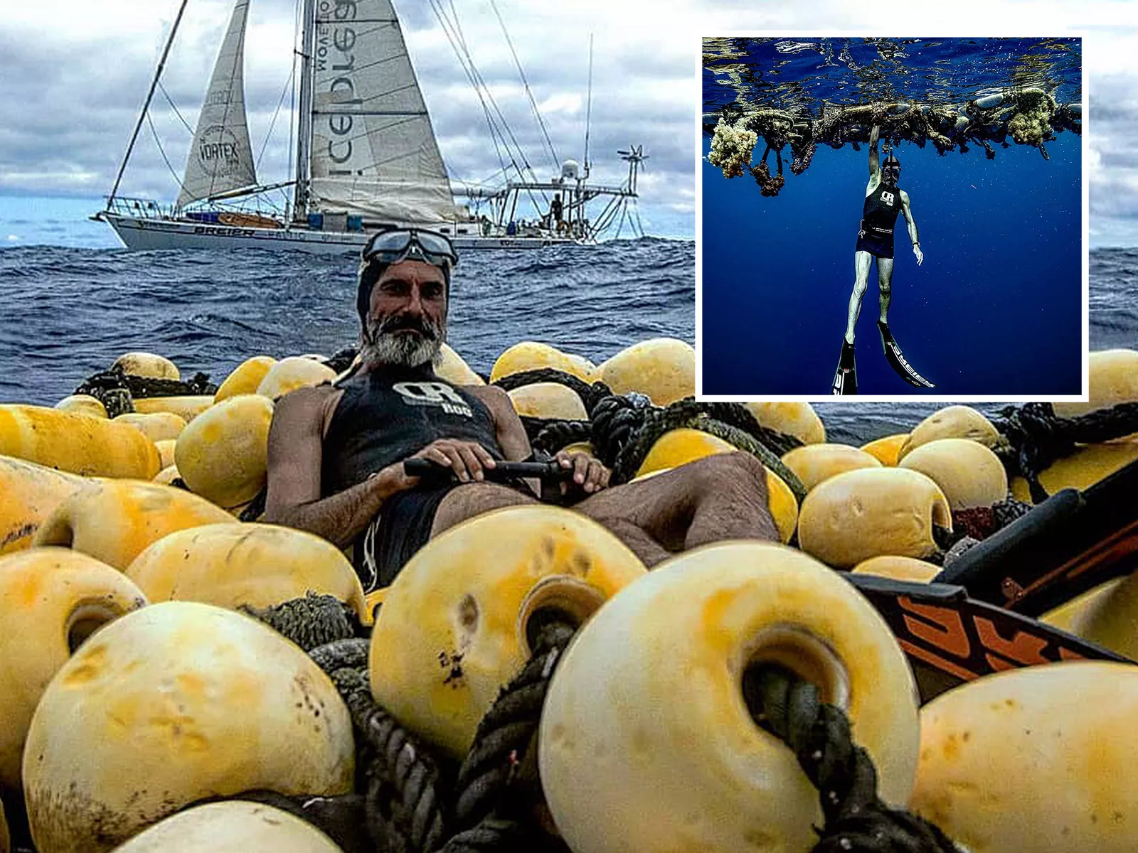 Man Swam Through the Great Pacific Garbage Patch and This Is What He Found - Vimarsana News