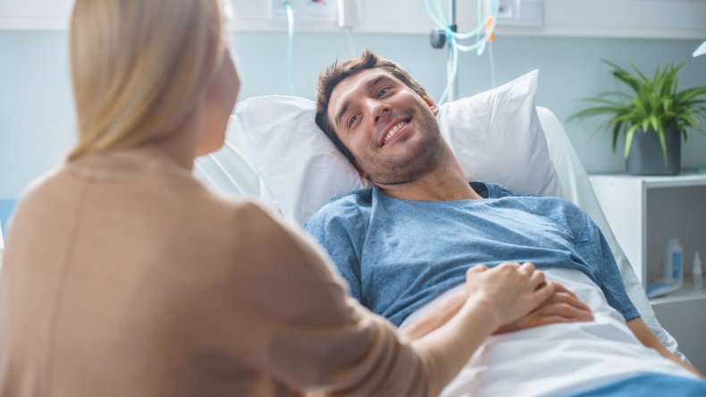 Man asked ex to visit hospital