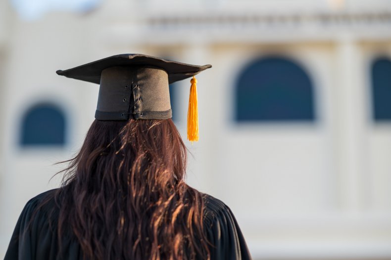 Woman at Graduation