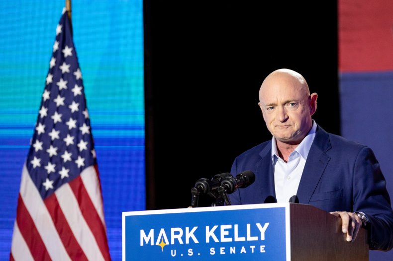 Democratic Senator Mark Kelly in Tucson
