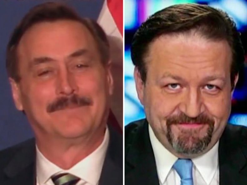Mike Lindell and Sebastian Gorka