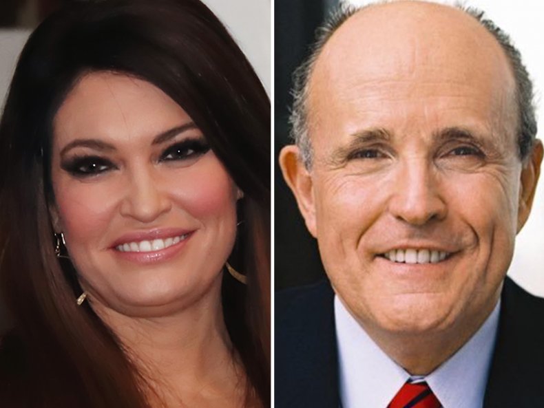 Kimberly Guilfoyle and Rudy Giuliani