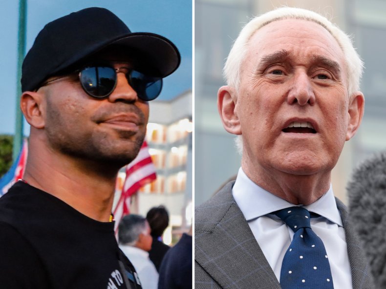 Henry "Enrique" Tarrio and Roger Stone