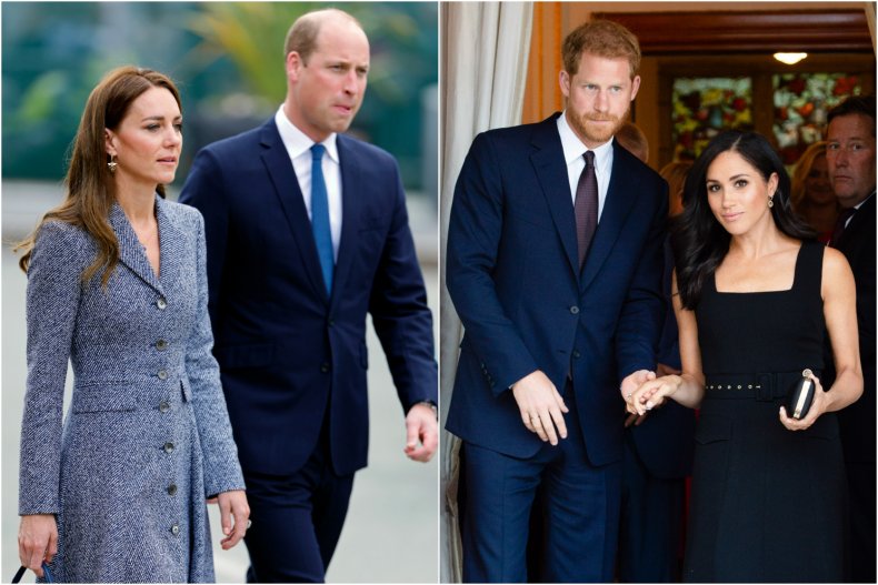 Prince William, Kate Middleton, Harry, Meghan Visit