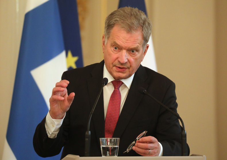 Finland's President Sauli Niinistö 