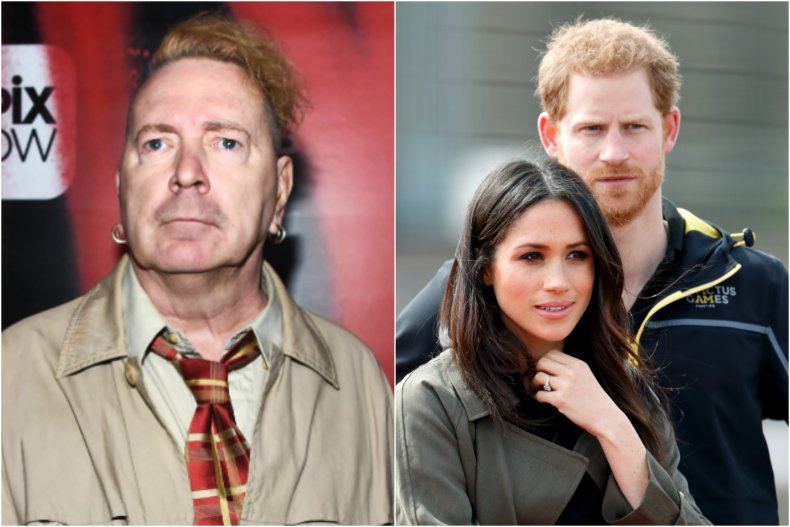 John Lydon Sex Pistols Harry Meghan Criticism