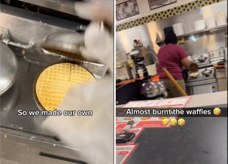 Waffle House customers cook own food