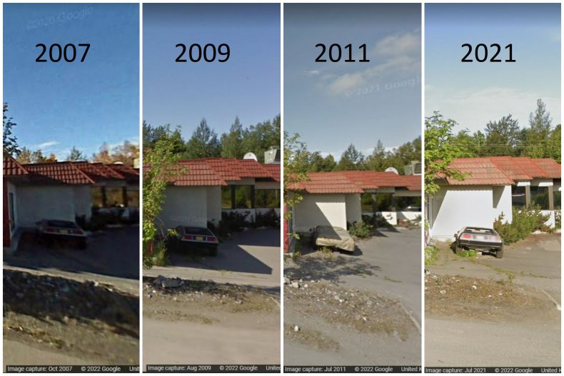 "Abandoned" DeLorian captured by Google Maps