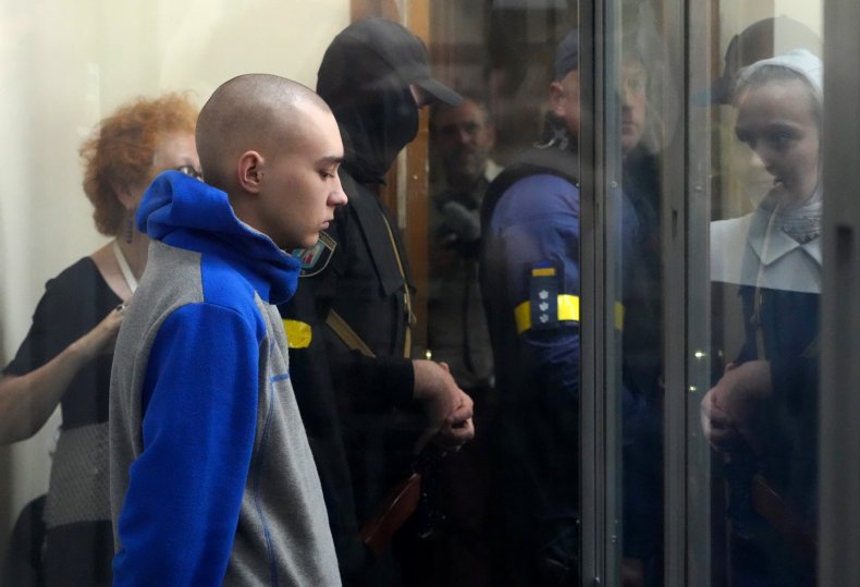 Russian Solider on Trial in Ukraine 