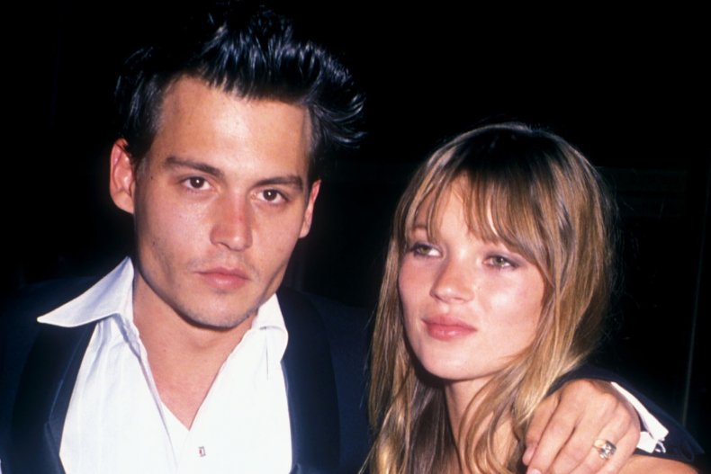 Johnny Depp and Kate Moss