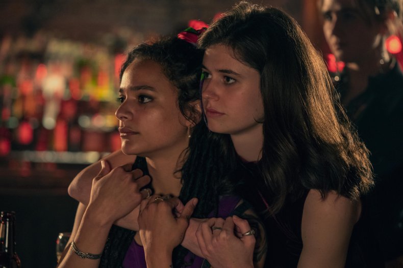 Sasha Lane conversations with friends