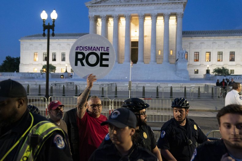 Abortion protest Supreme Court