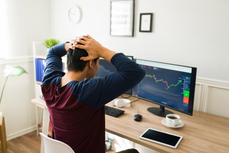 Man distraught at cryptocurrency losses
