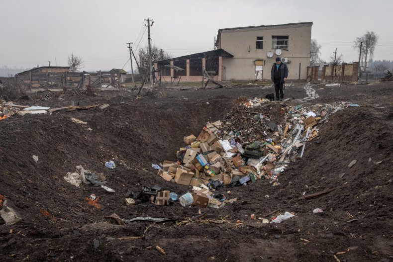 A Town in Ukraine's Sumy Region