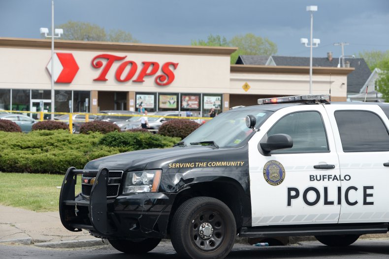 Buffalo Police on scene at supermarket 