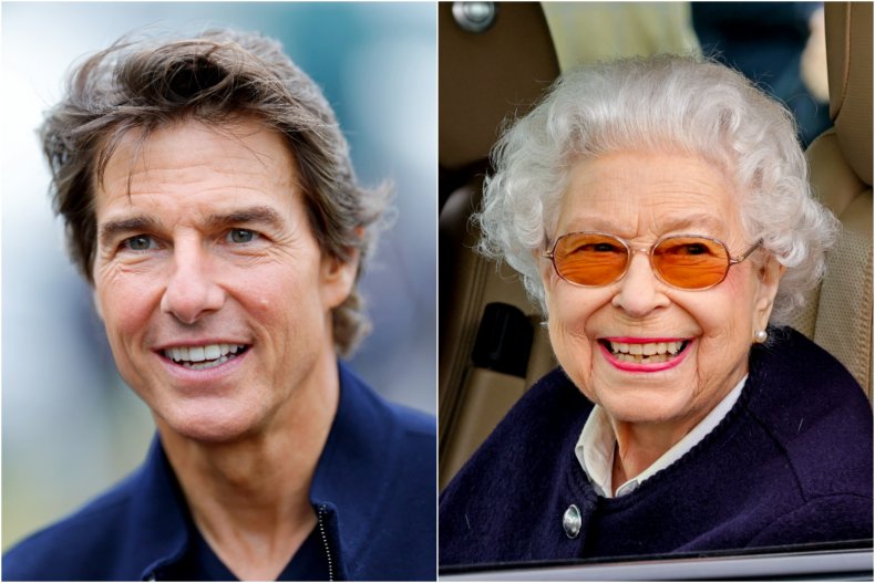 Tom Cruise Queen Elizabeth Platinum Jubilee Celebration