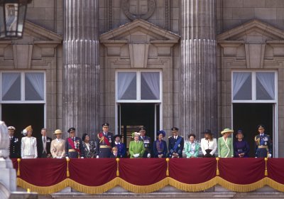 İngiltere'nin Yıldönümü Savaşı Buckingham Sarayı 1990