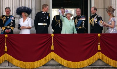Yıldönümü Sonu İkinci Dünya Savaşı Buckingham Sarayı