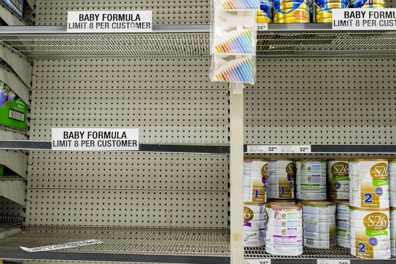 baby formula shortage health problems