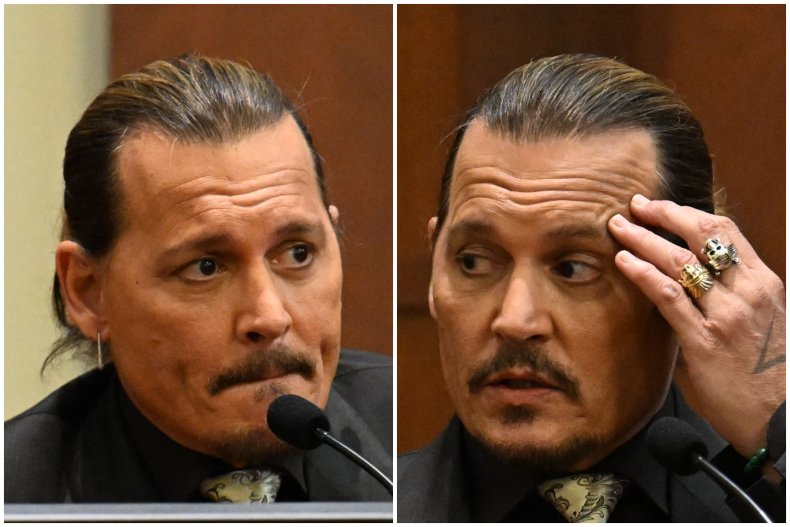 Johnny Depp evidence in trial