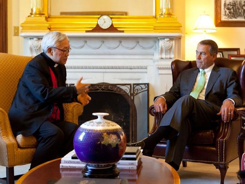 Cardinal Zen meets with John Boehner