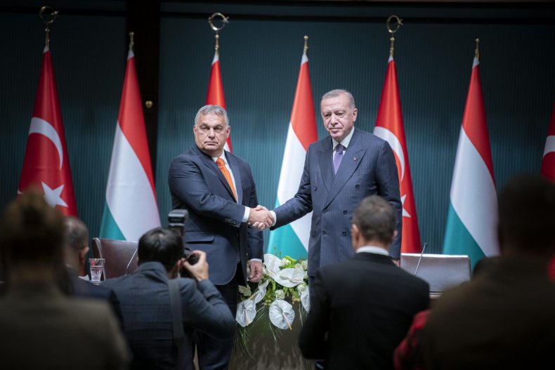 Hungary, PM, Orban, meets, Turkey, President, Erdogan
